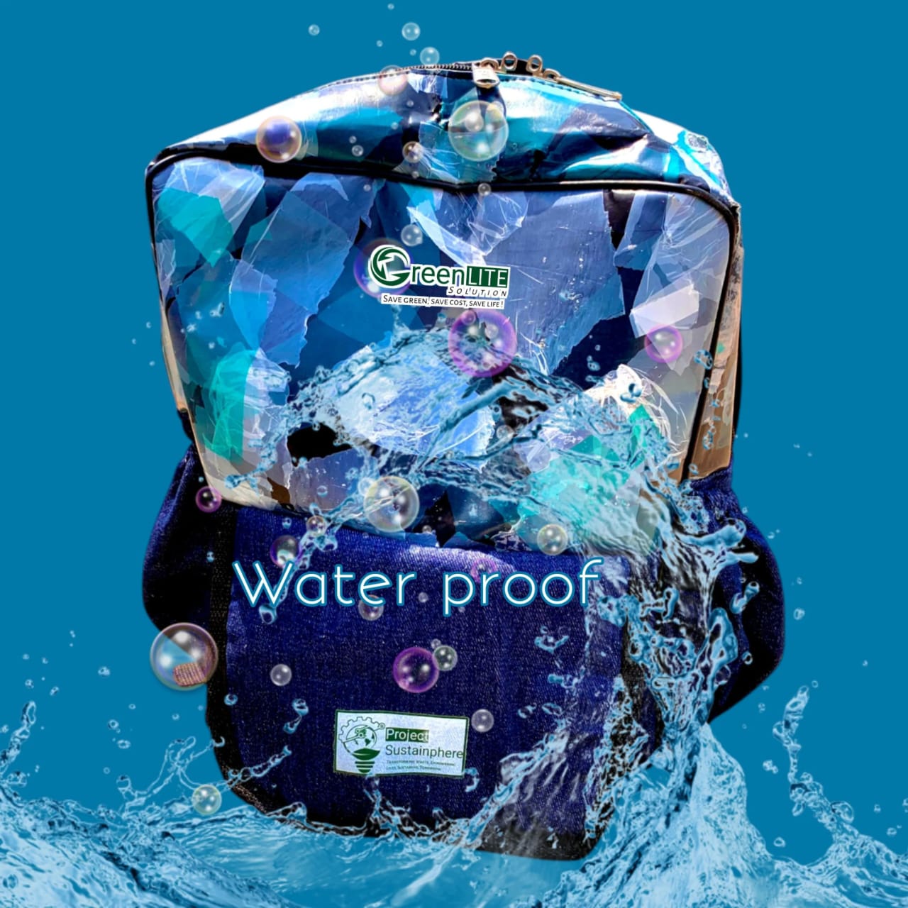 Greenlite bag made from recycled plastic